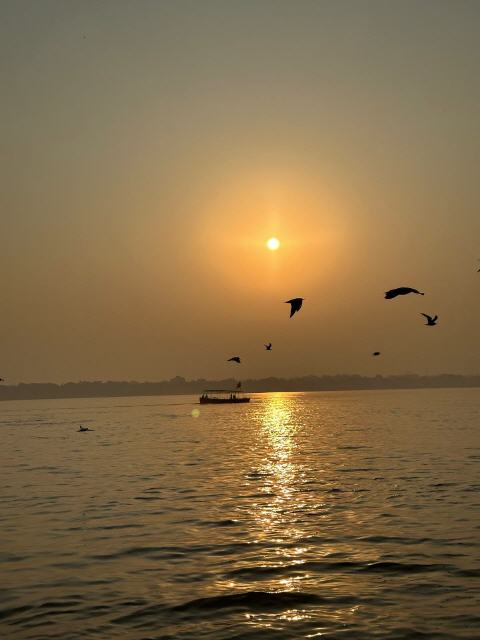 Der Ganges in Varanasi