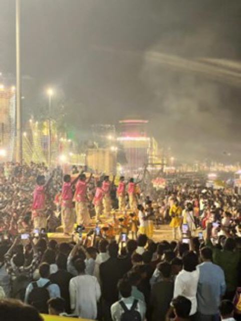 religi&ouml;ses Ritual am Ganges