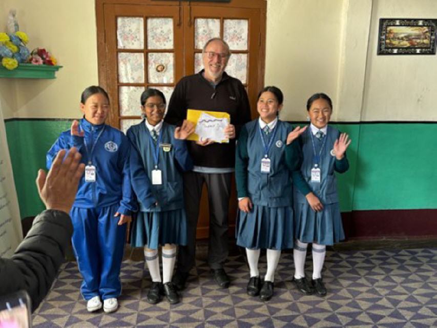 Begegnung mit M&auml;dchen, die wir f&ouml;rdern