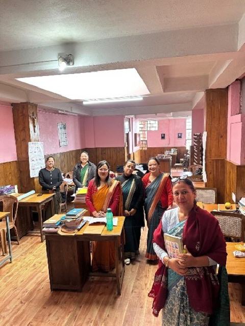 Besuch im Lehrerzimmer